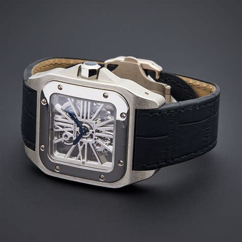 cartier santos marrone|santos de cartier manual.